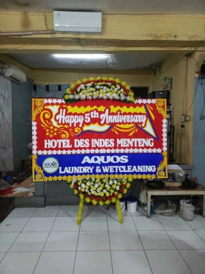 Papan Bunga di Kotasari Pusakanagara