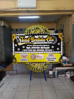 Papan Bunga di Kotasari Pusakanagara